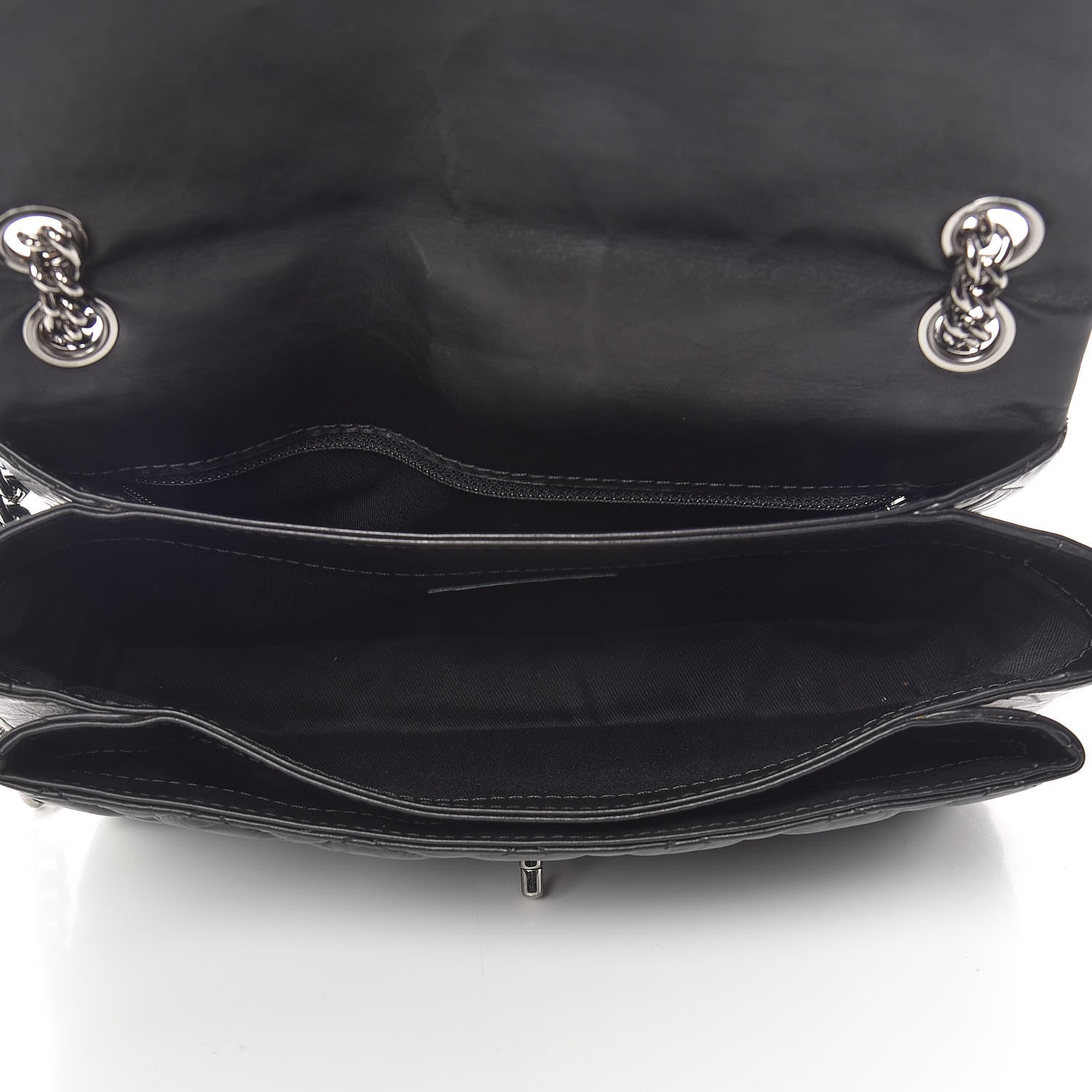 Chanel Aged Calfskin Quilted Small Lady Pearly Flap Black 9 of 12