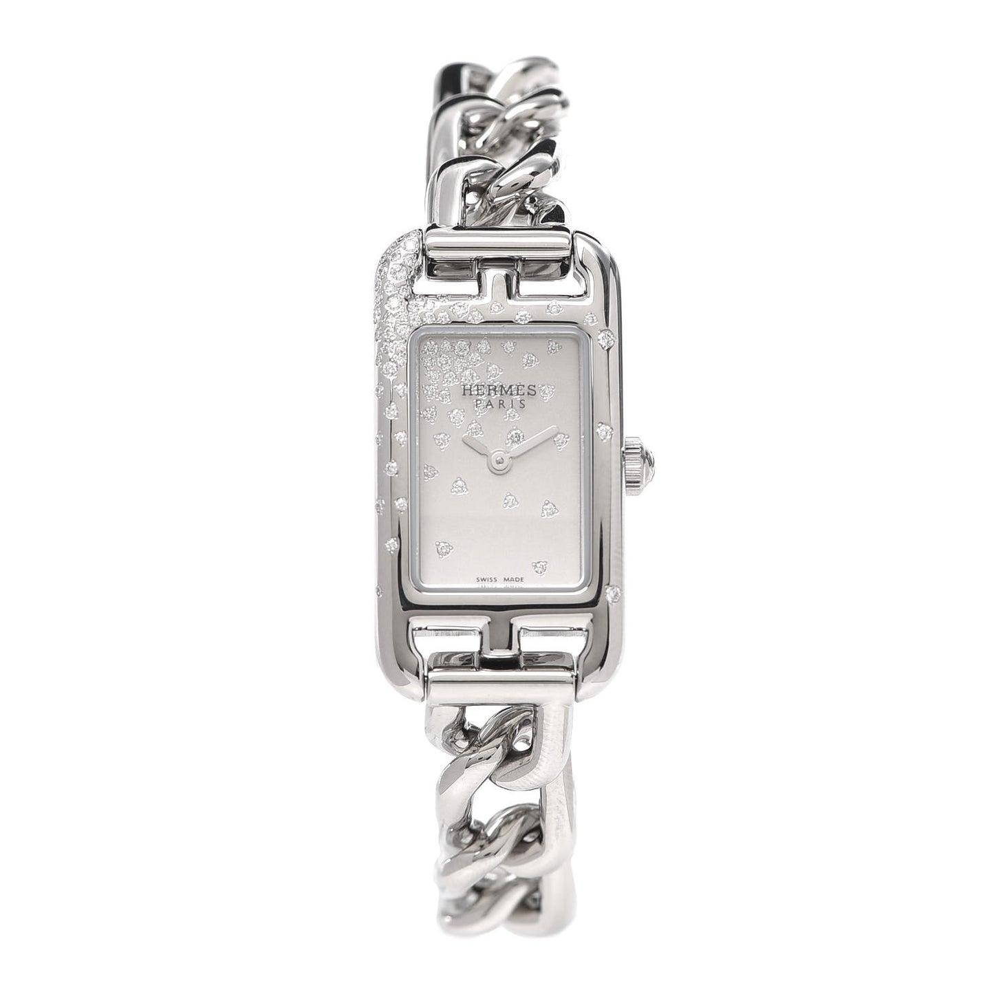 Stainless Steel Diamond 17mm Nantucket Jete De Diamants Quartz Watch