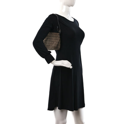 Fendi Zucchino Pochette Dark Brown 2 of 11