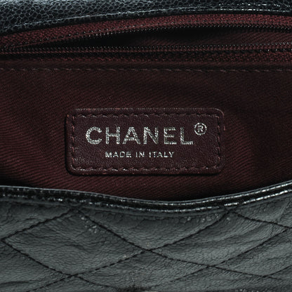 Chanel Caviar CC Crave Jumbo Flap Black 7 of 8