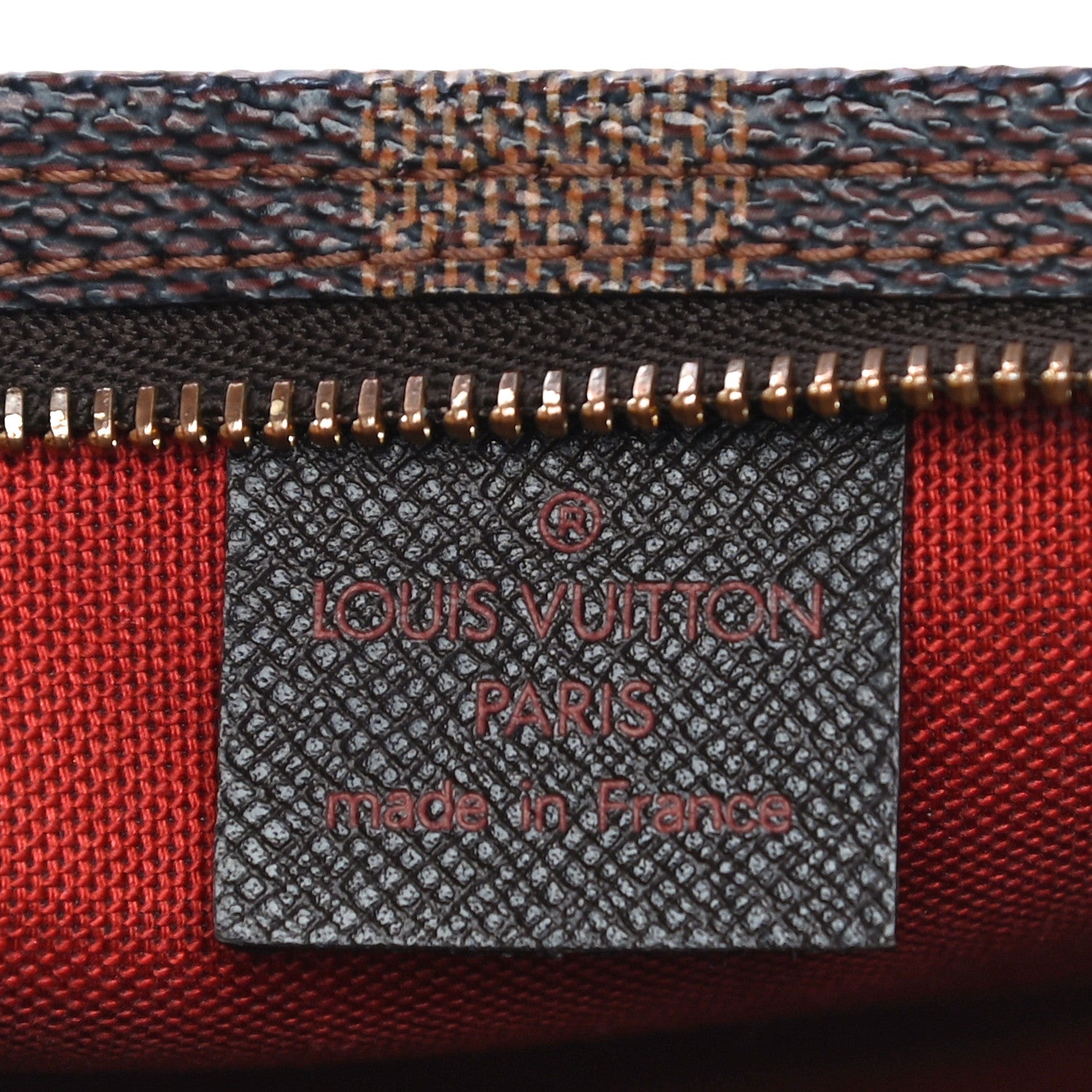 Louis Vuitton Damier Ebene Trousse Make Up Bag Pochette 7 of 13