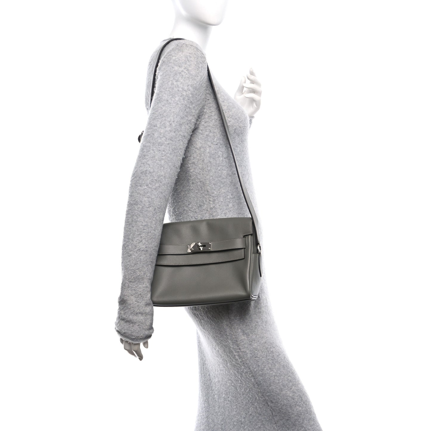 Evercolor Kelly Messenger PM Gris Meyer