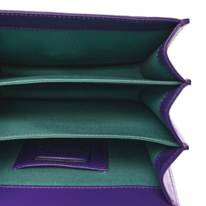 Bulgari Calfskin Serpenti Forever Top Handle Purple 8 of 17