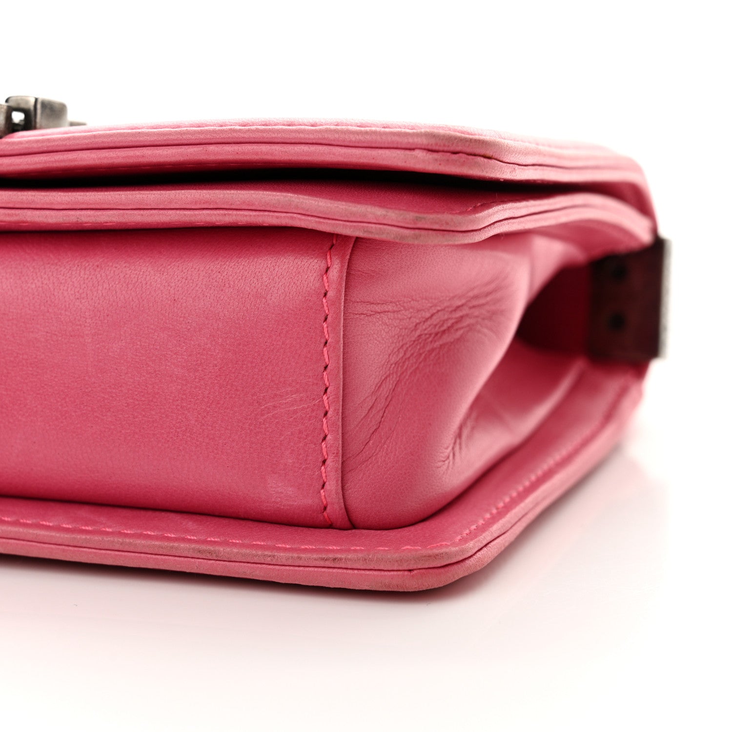 Chanel Galuchat Stingray Small Boy Flap Pink 10 of 14