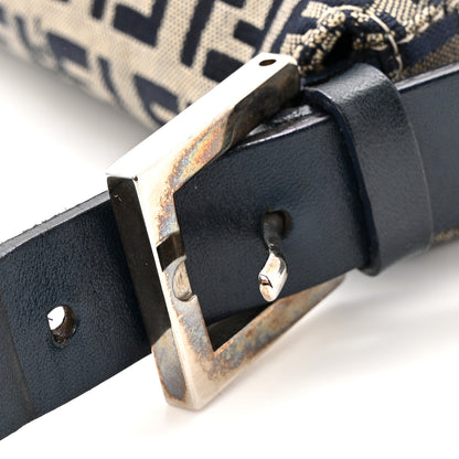 Fendi Zucchino Baguette Navy 10 of 13