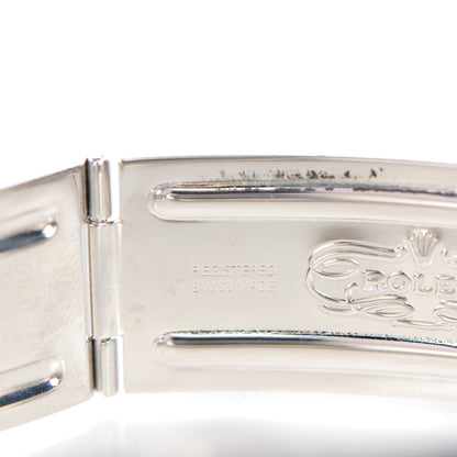 Rolex Stainless Steel 18K White Gold 36mm Oyster Perpetual Datejust Watch Silver 16014 6 of 8