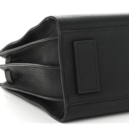 Saint Laurent Grained Calfskin Baby Sac De Jour Souple Black 9 of 10
