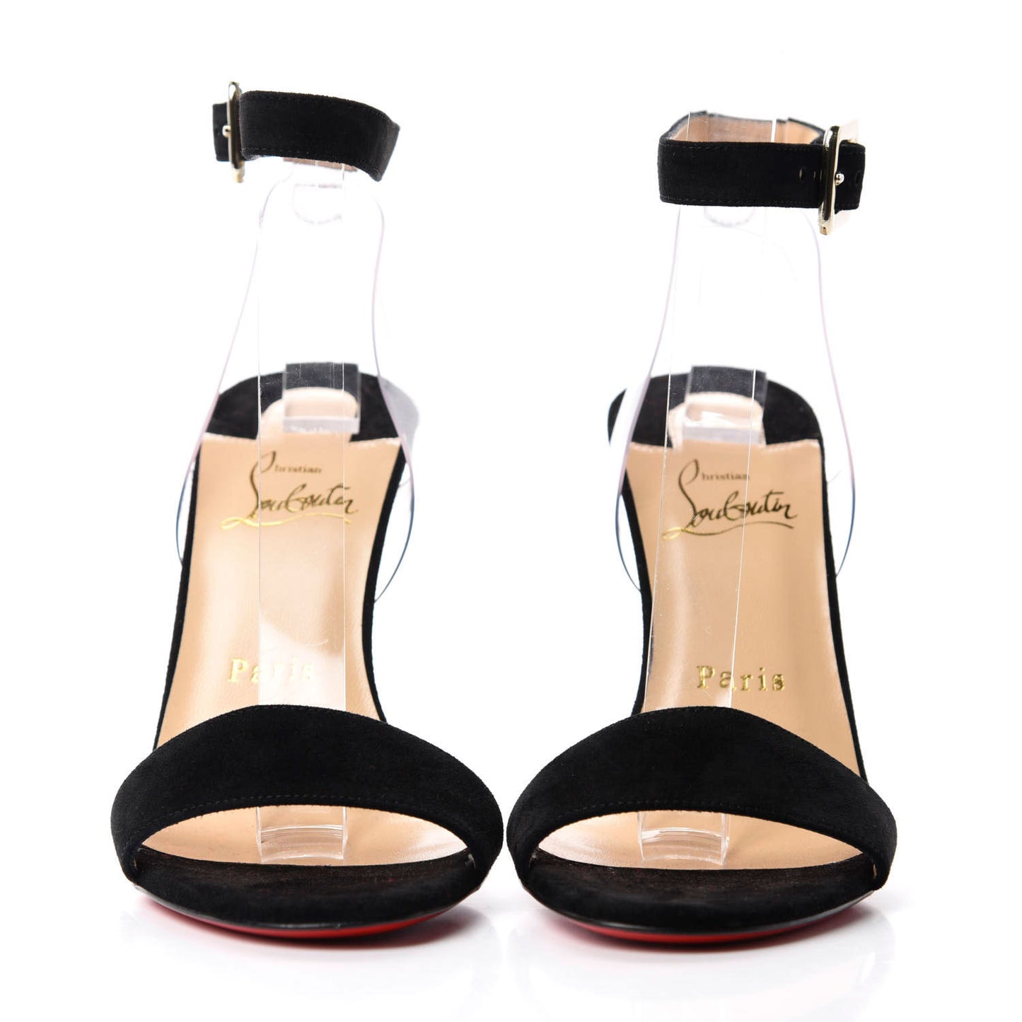 Veau Velours PVC Levitallo 100 Sandals 37.5 Black