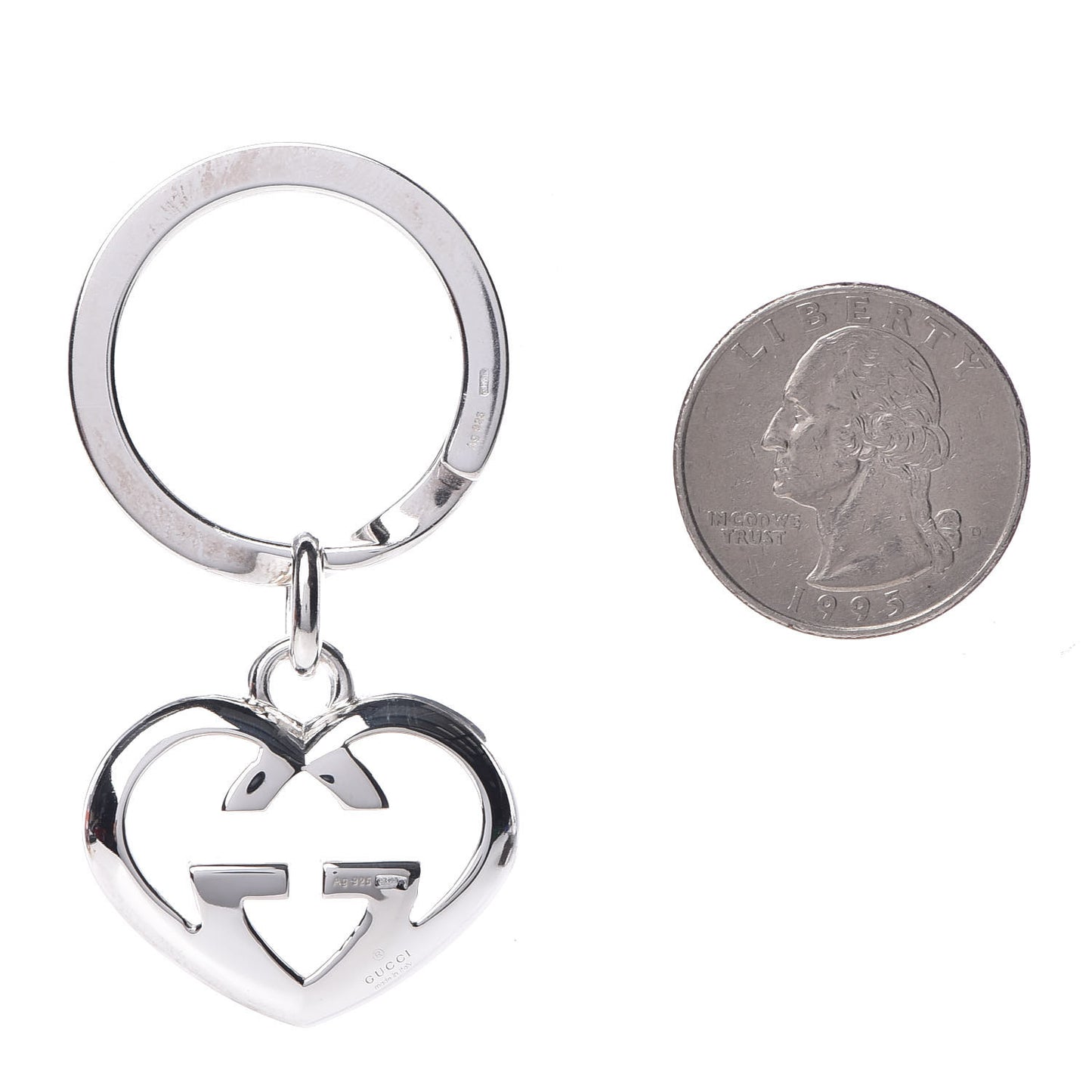 Sterling Silver Love Britt Key Chain