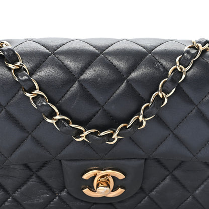 Chanel Lambskin Quilted Mini Rectangular Flap Black 8 of 11