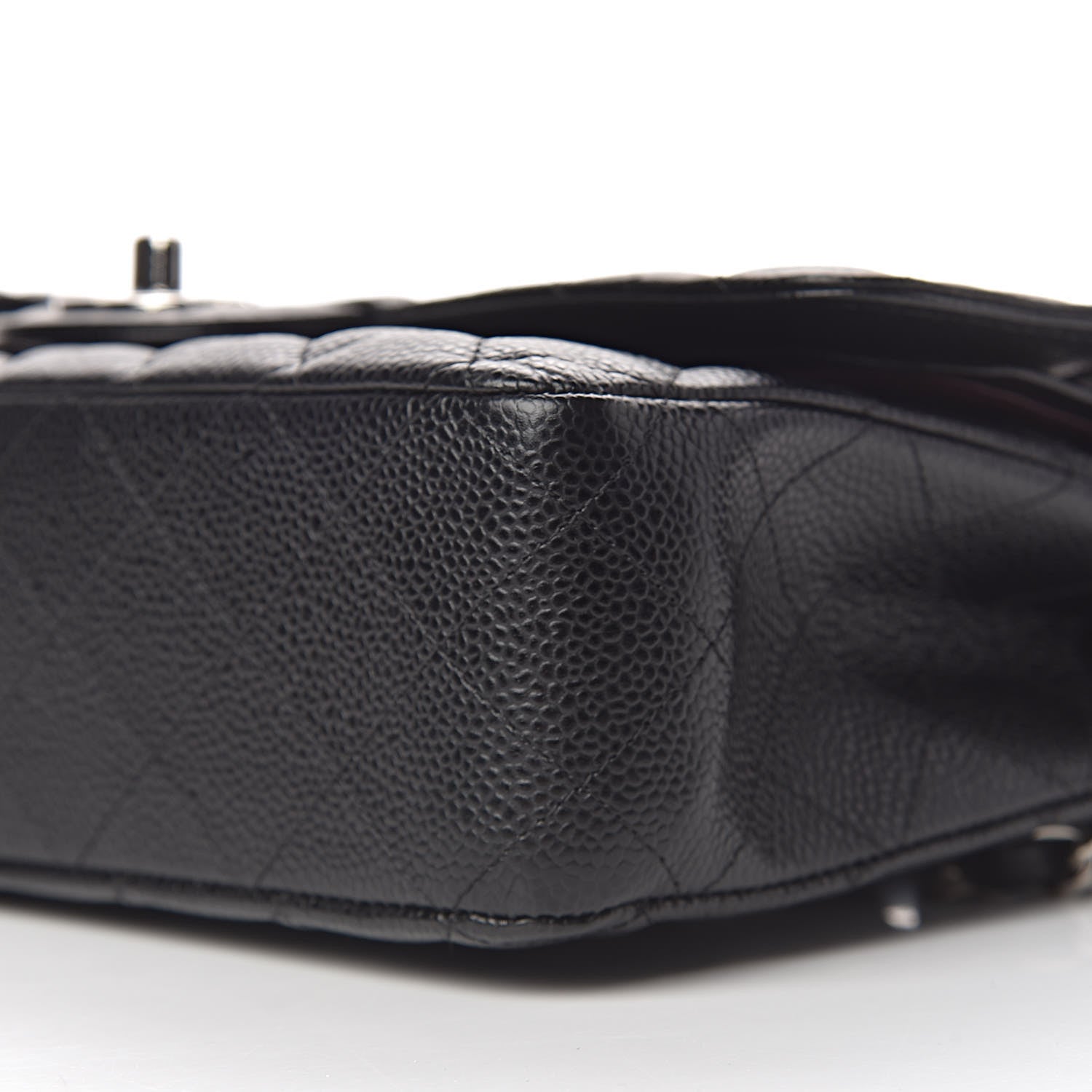 Chanel Caviar Quilted Medium Double Flap Black 9 of 11