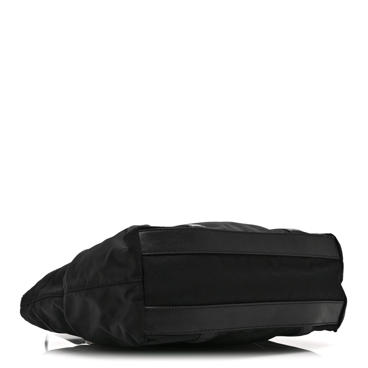 Prada Tessuto Nylon Saffiano Tote Black 4 of 10