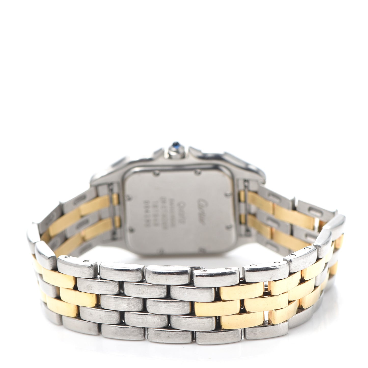 Stainless Steel 18K Yellow Gold 27mm Panthere Quartz Watch