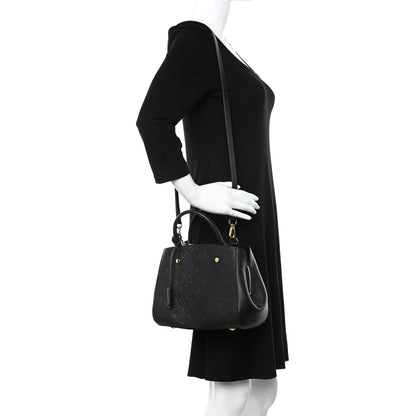 Louis Vuitton Empreinte Montaigne BB Black 2 of 9