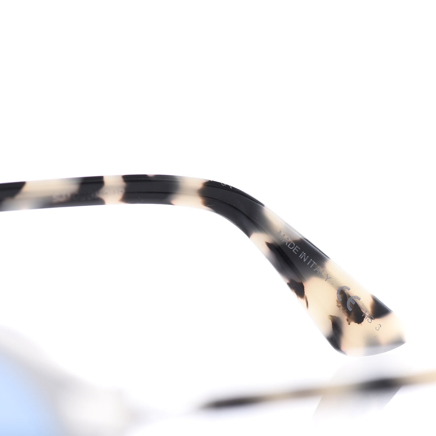 Metal Lambskin Mirrored So Real Sunglasses Blue Tortoise