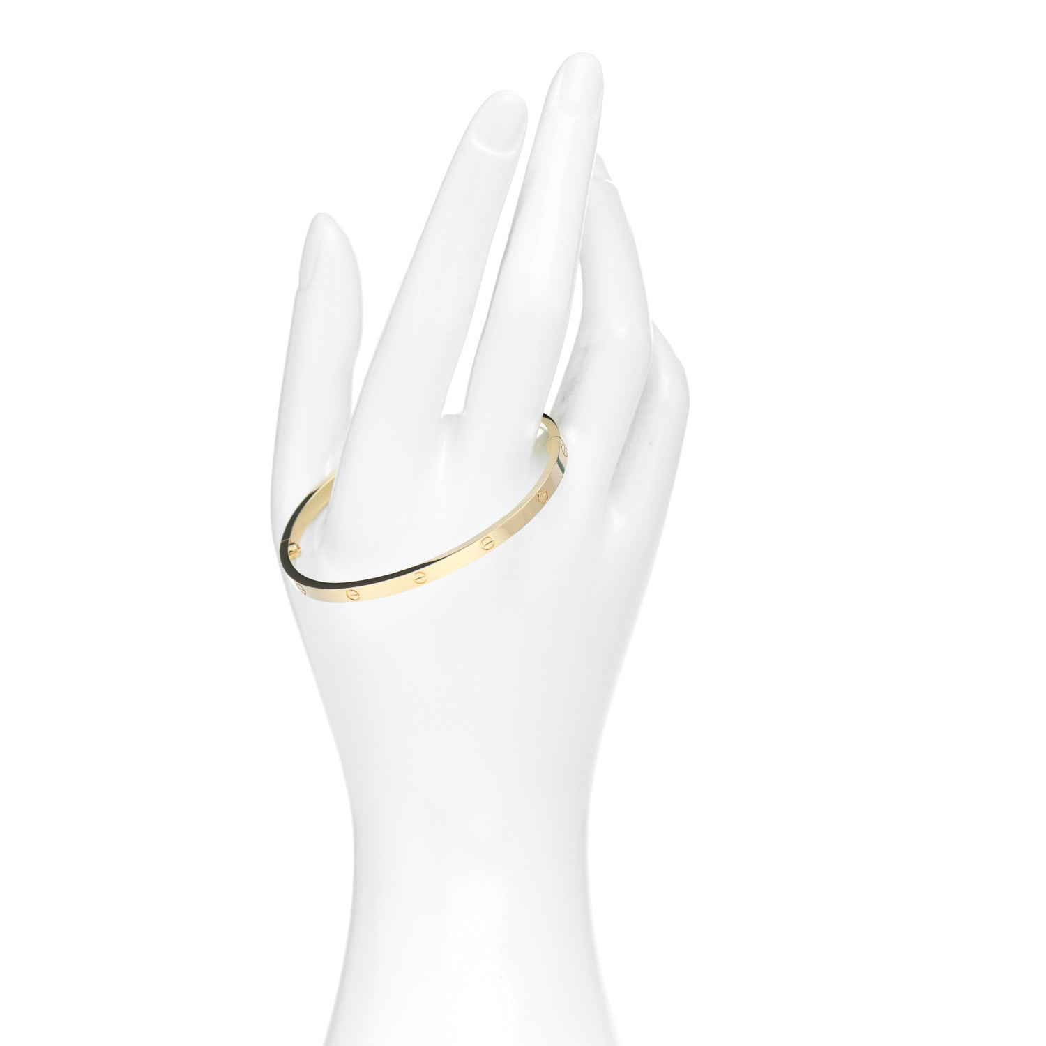 Cartier 18K Yellow Gold Small LOVE Bracelet 17 2 of 5