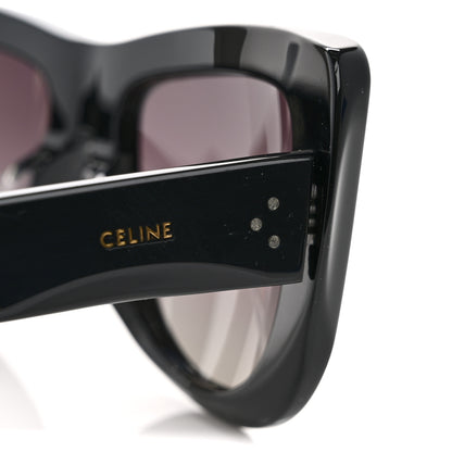 Celine Acetate Square Sunglasses CL40157U Black 7 of 7