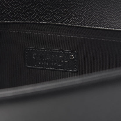 Chanel Caviar Quilted Medium Boy Flap Black 6 of 11