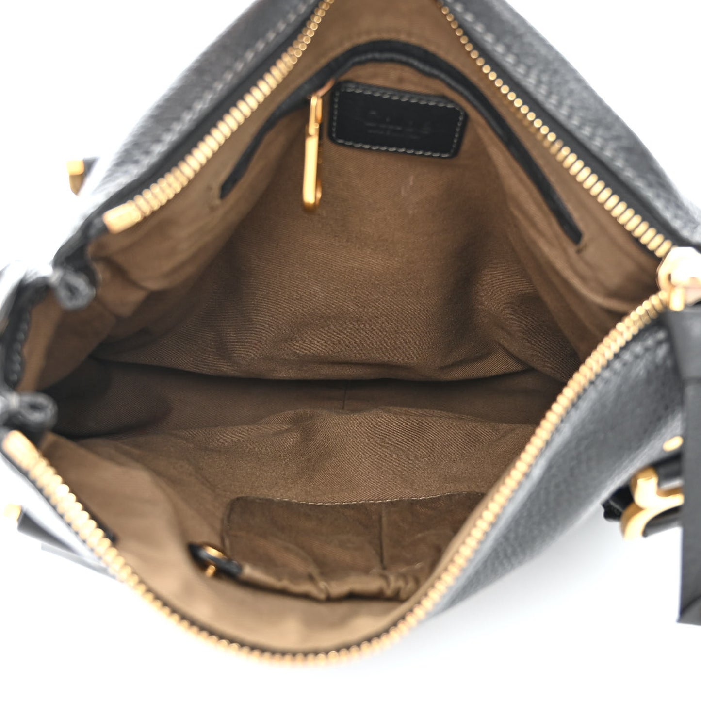 Calfskin Medium Marcie Satchel Black