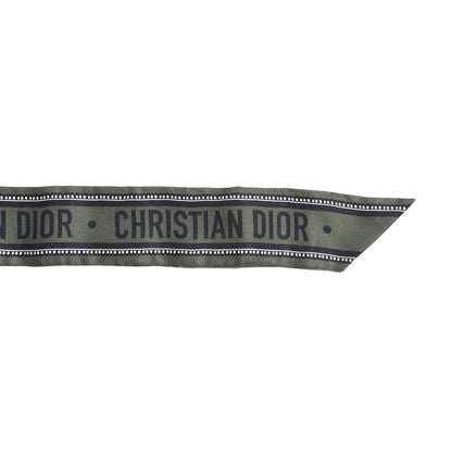 Christian Dior Toile De Jouy Carnivora Mitzah Scarf Vert Fonce 5 of 5
