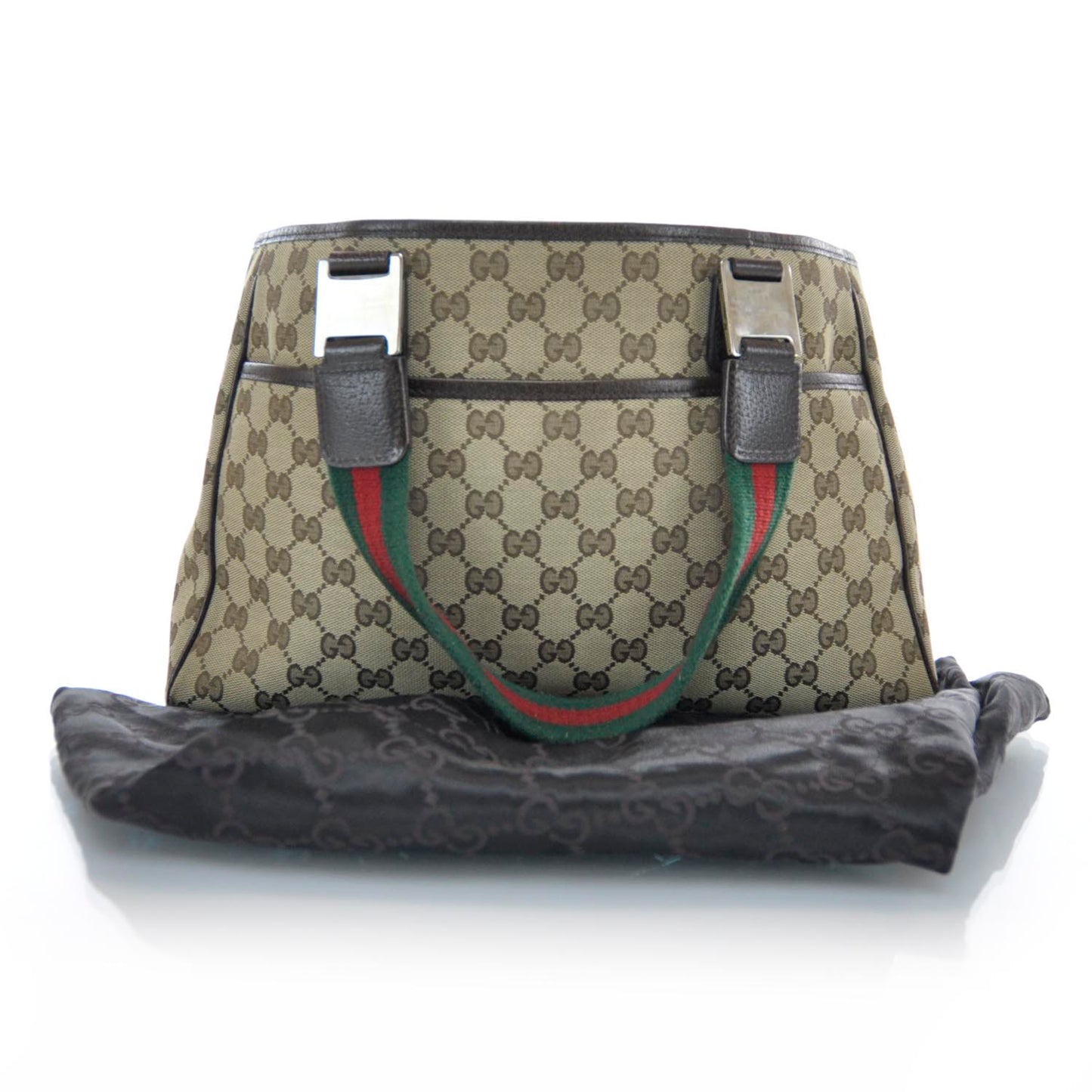 GG Monogram Pop Tote Brown