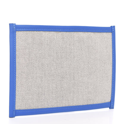 Hermes Swift Toile Petit H Passport Holder Bleu Frida 3 of 8