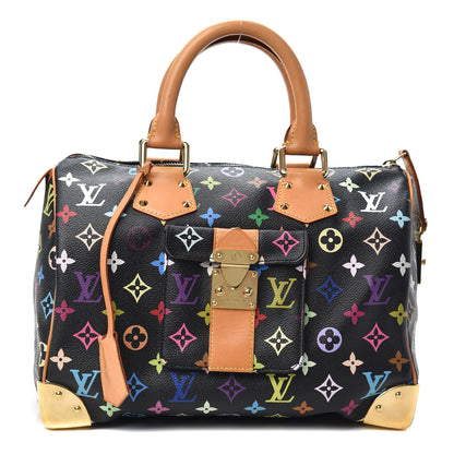 Louis Vuitton Monogram Multicolor Speedy 30 Black 1 of 9