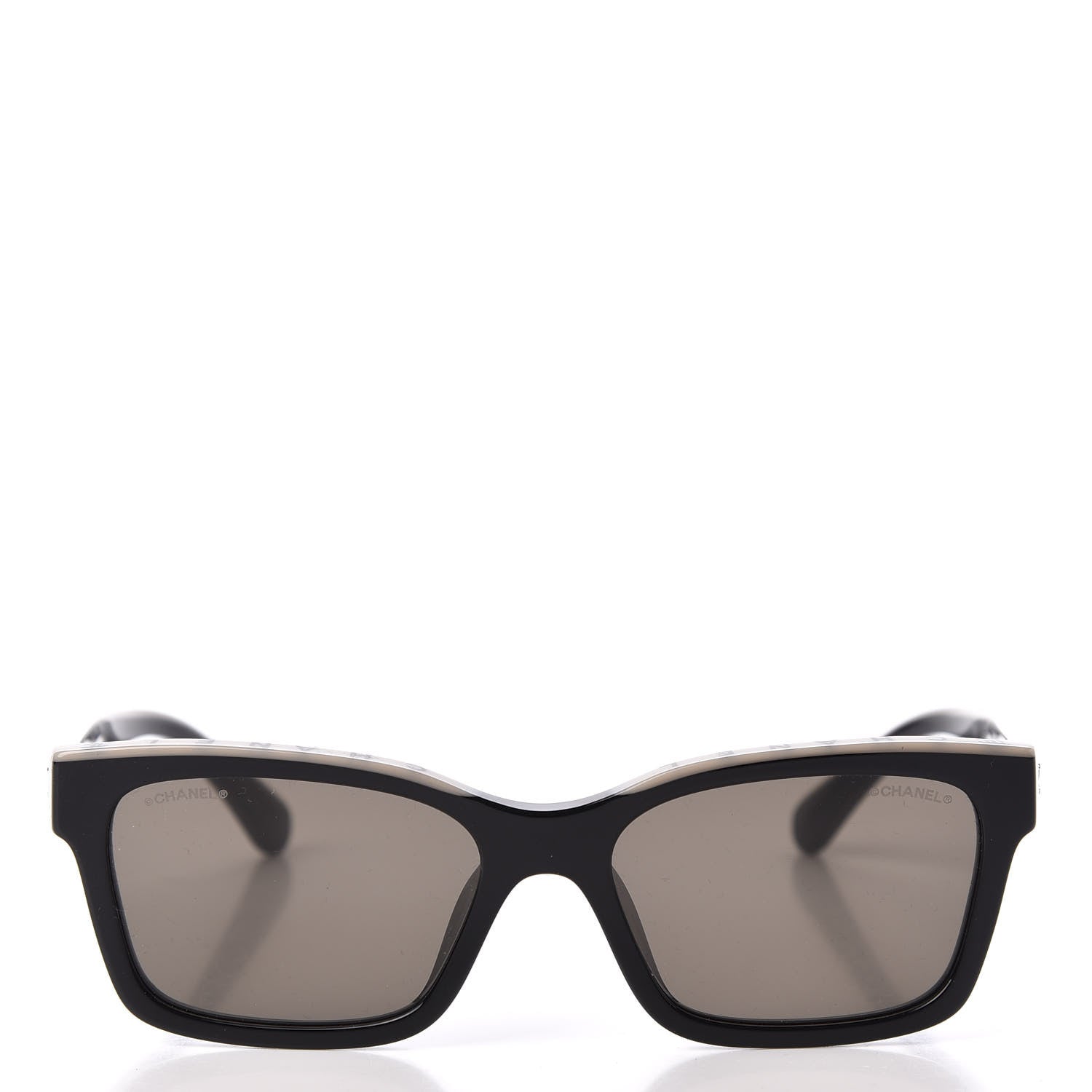 Chanel Acetate Square Sunglasses 5417-A Black 2 of 9
