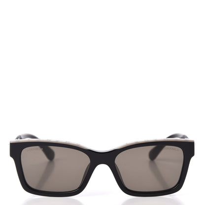 Chanel Acetate Square Sunglasses 5417-A Black 2 of 9