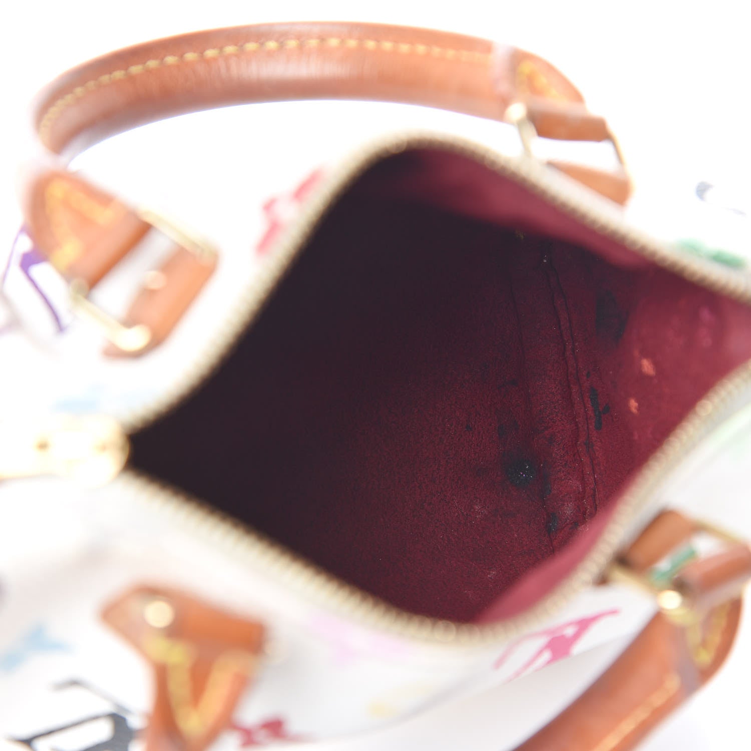 Louis Vuitton Monogram Multicolor Mini Sac HL Speedy White 5 of 13