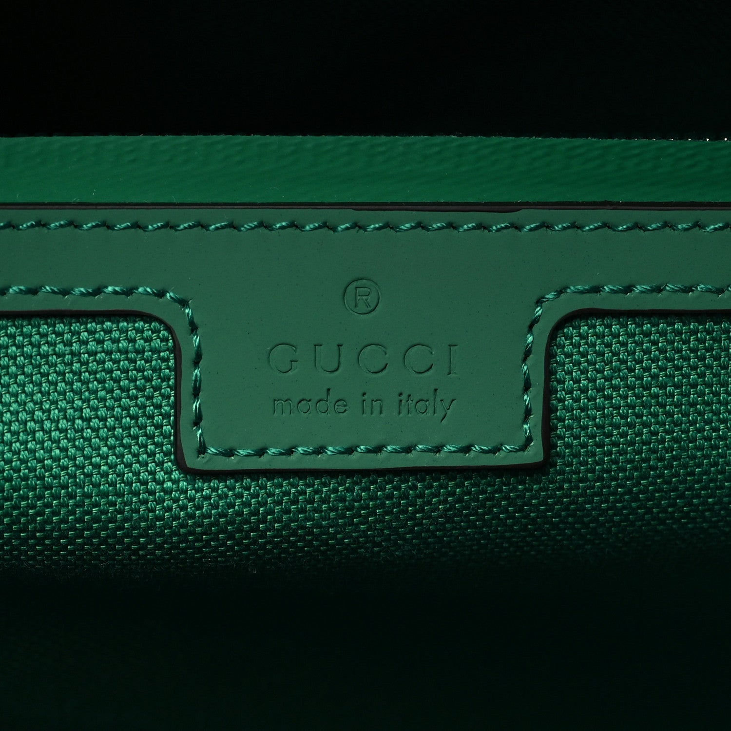 Gucci Rubber Effect GG Embossed Duffle Bag New Shamarock 5 of 9