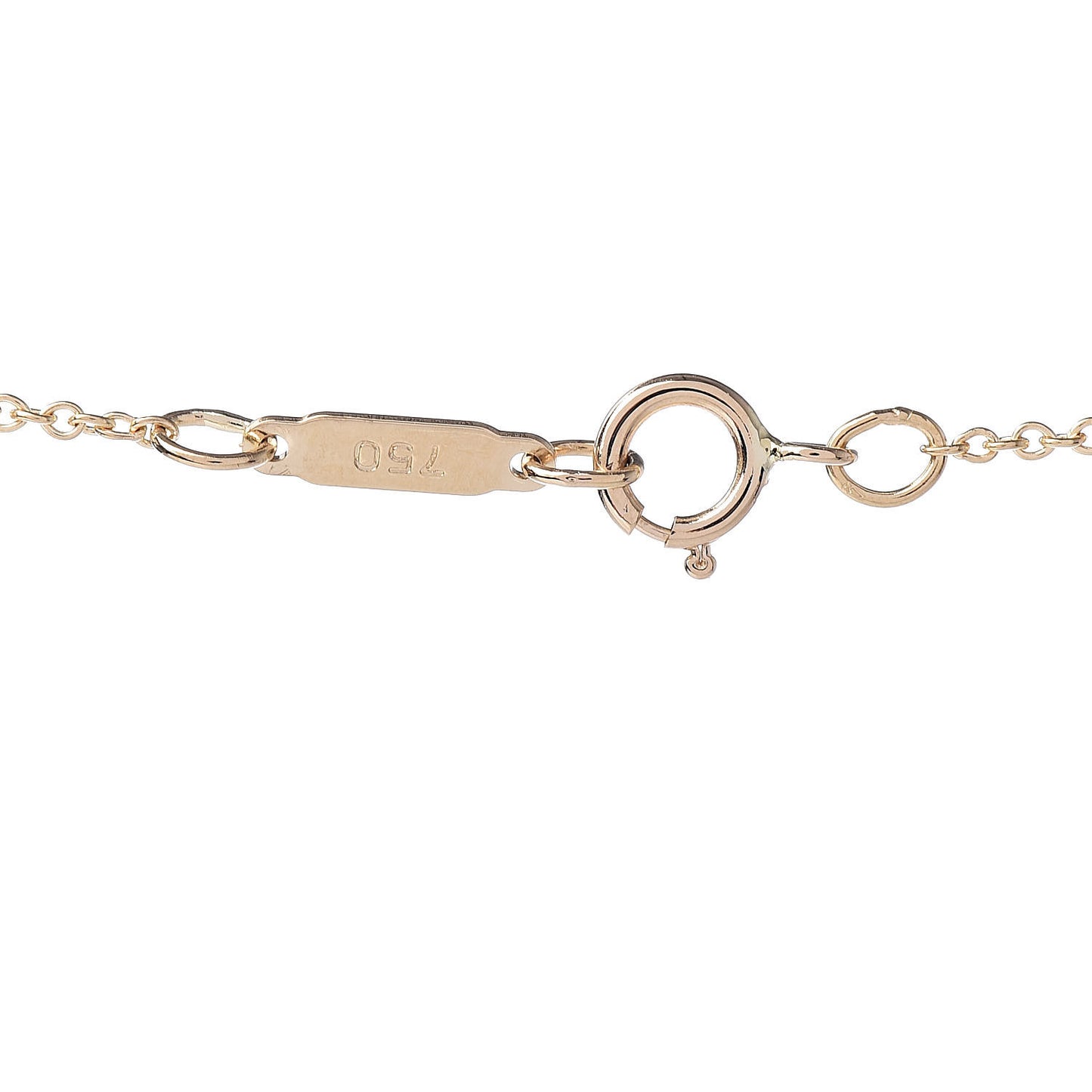 18K Yellow Gold Spiro Swirl Pendant Necklace