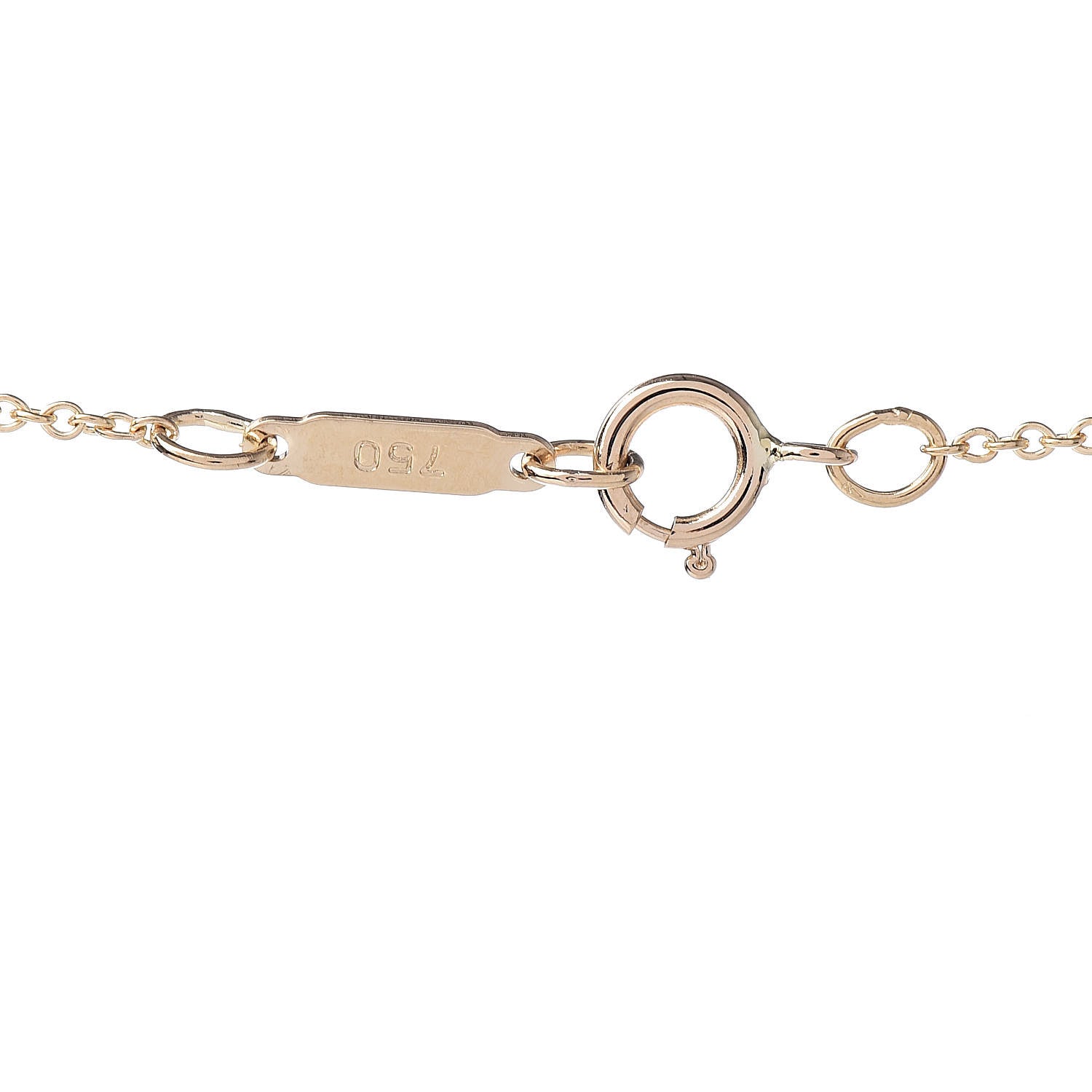 Tiffany 18K Yellow Gold Spiro Swirl Pendant Necklace 7 of 7