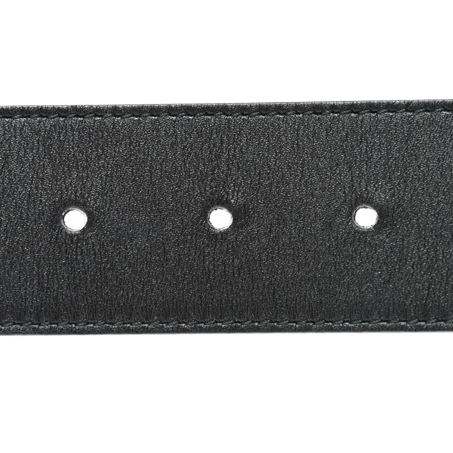 Gucci Moon Calfskin Pearl Double G 40mm Belt 85 34 Black Cream 4 of 7