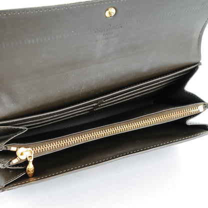 Louis Vuitton Vernis Sarah Wallet Vert Bronze 5 of 6