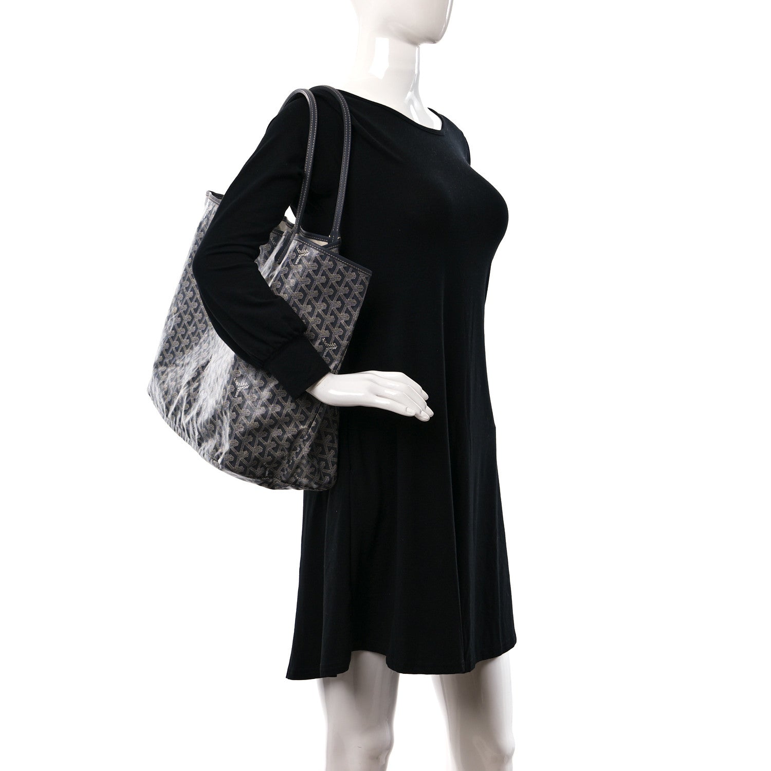 Goyard Goyardine Saint Louis GM Grey 2 of 11