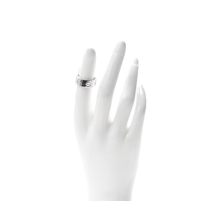 Cartier 18K White Gold 7mm Astro LOVE Ring 47 4.25 2 of 5