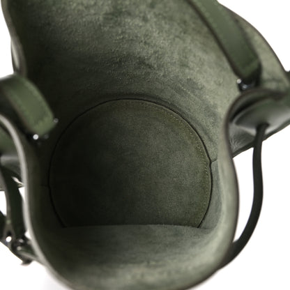 Celine Smooth Calfskin Nano Big Bag Bucket Army Green 5 of 9