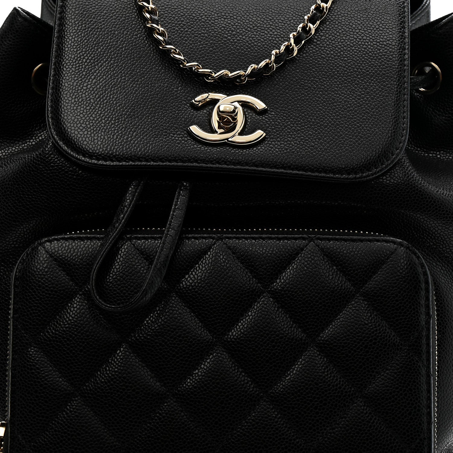 Chanel Caviar Quilted Business Affinity Backpack Black 8 of 11