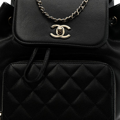 Chanel Caviar Quilted Business Affinity Backpack Black 8 of 11