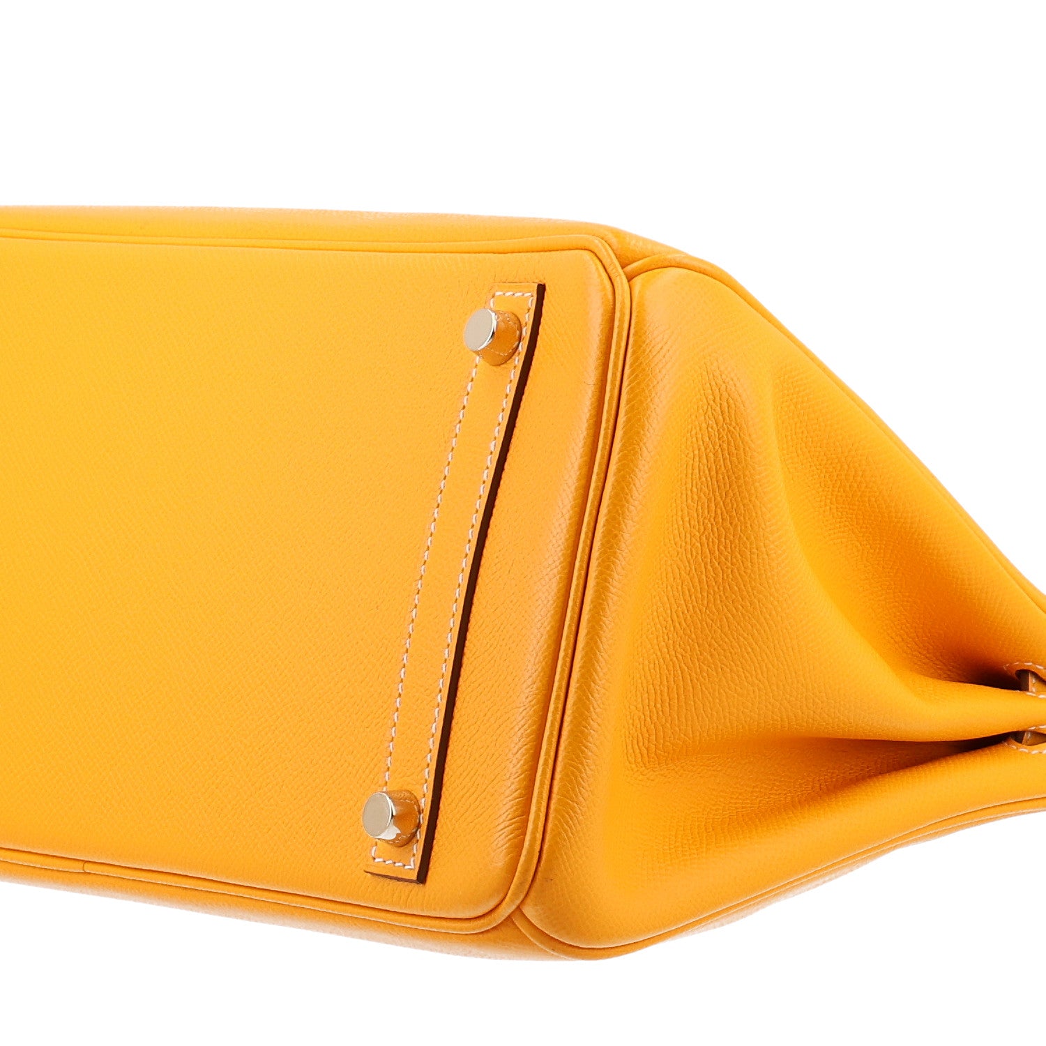Hermes Epsom Candy Birkin 30 Jaune D'Or Feu 9 of 9