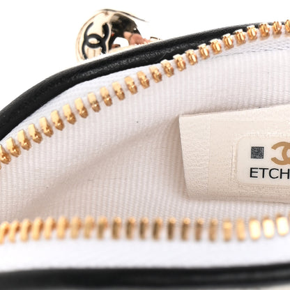 Chanel Canvas Calfskin Tennis Racket Mini Bag White Black 8 of 12