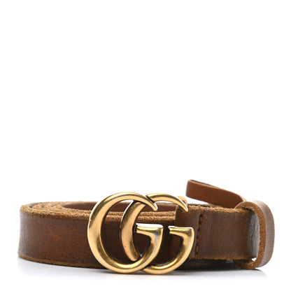 Gucci Faded Calfskin Double G 20mm Belt 85 34 Cuir 1 of 7