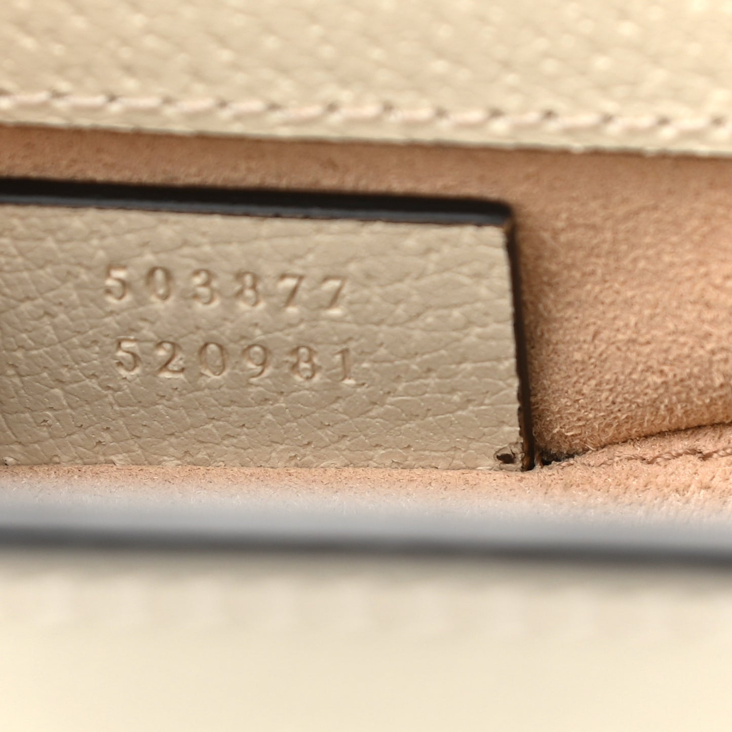 GG Supreme Monogram Textured Calfskin Web Small Ophidia Chain Shoulder Bag Beige Ebony Mystic White