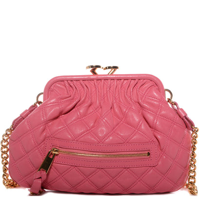 Marc Jacobs Leather Quilted Little Stam Bubble Pink 1 of 9