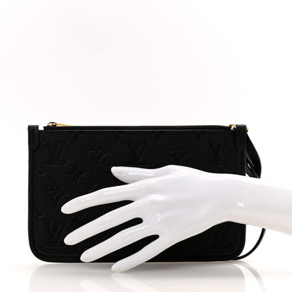 Louis Vuitton Empreinte CarryAll PM Pochette Black 2 of 7