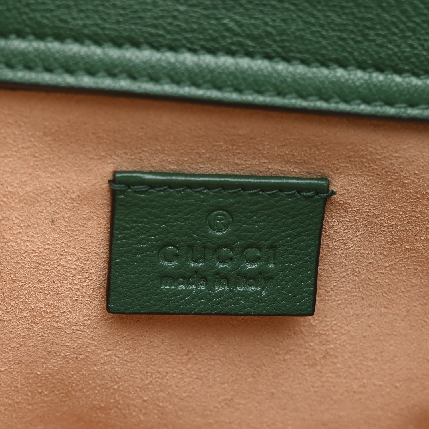 Gucci Wonka Grain Calfskin Mini Diana Tote Bag Green Yellow Fluo 7 of 14