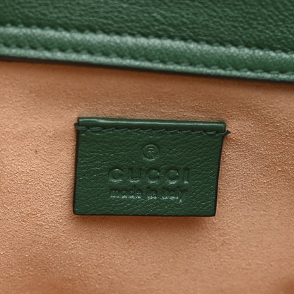 Gucci Wonka Grain Calfskin Mini Diana Tote Bag Green Yellow Fluo 7 of 14
