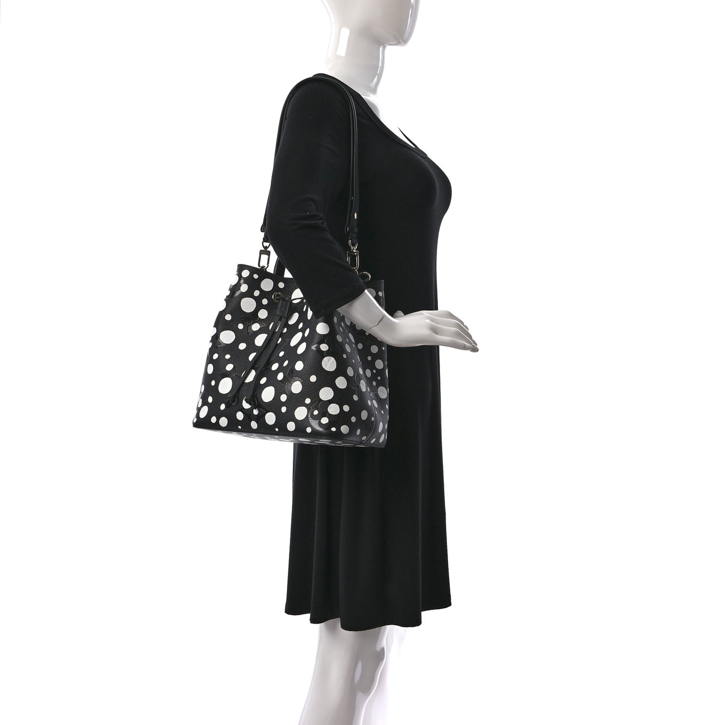 LV X YK Empreinte Neonoe MM Black White