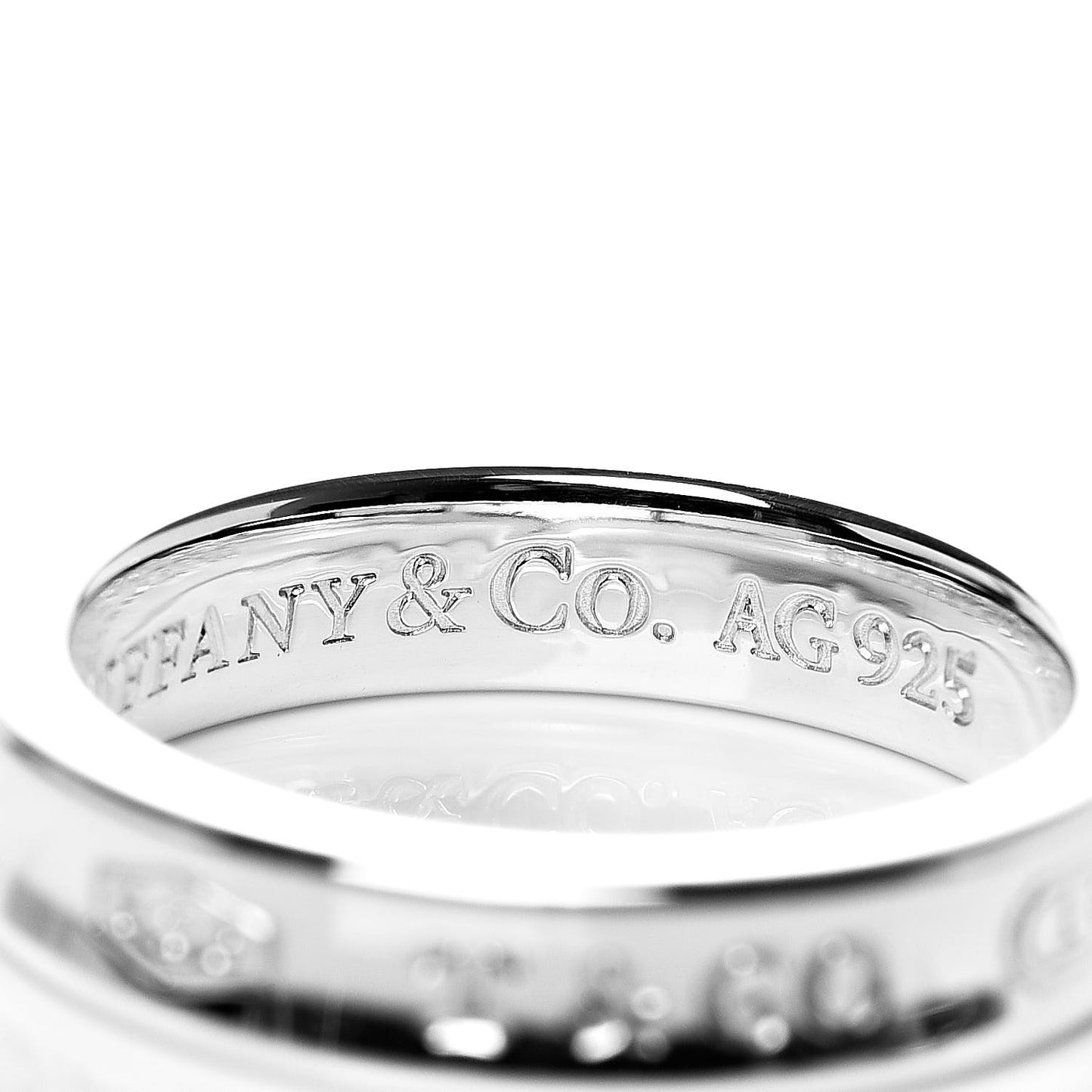 Sterling Silver Narrow 1837 Band Ring 47 4.25